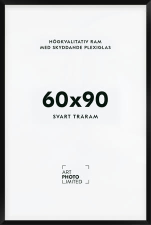 Svart Träram 60x90cm Svart Träram 60x90cm