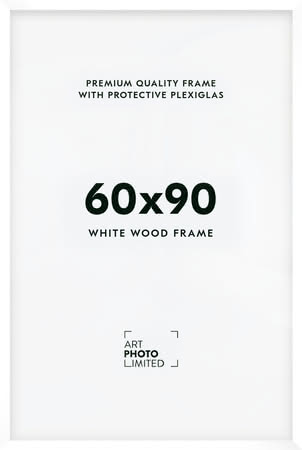 White Wooden frame 60x90cm White Wooden frame 60x90cm