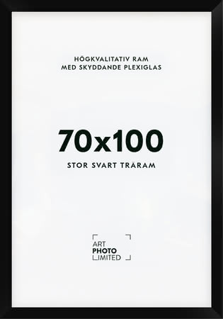 Stor Svart Träram 70x100cm Stor Svart Träram 70x100cm