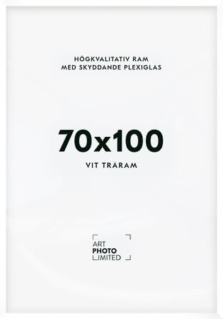 Vit Träram 70x100cm Vit Träram 70x100cm