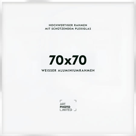 Alurahmen Weiß 70x70cm Alurahmen Weiß 70x70cm