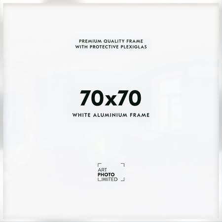 White Aluminum frame 70x70cm White Aluminum frame 70x70cm