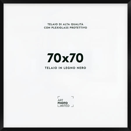 Nero Cornice in legno 70x70cm Nero Cornice in legno 70x70cm