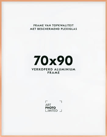 Aluminium lijst Koper 70x90cm