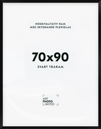 Svart Träram 70x90cm Svart Träram 70x90cm
