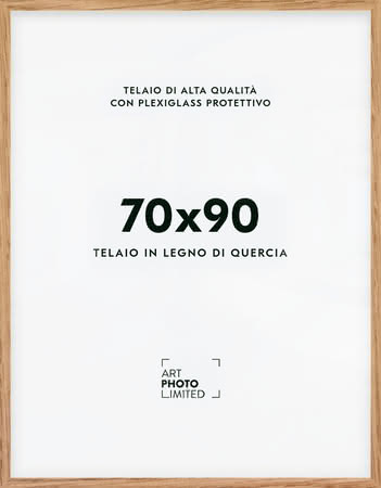 Rovere naturale Cornice in legno 70x90cm Rovere naturale Cornice in legno 70x90cm