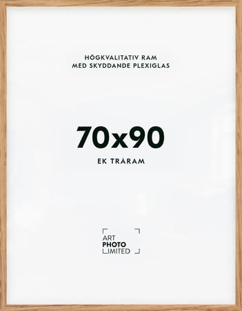 Naturlig ek Träram 70x90cm Naturlig ek Träram 70x90cm