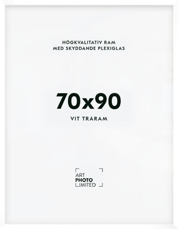 Vit Träram 70x90cm Vit Träram 70x90cm