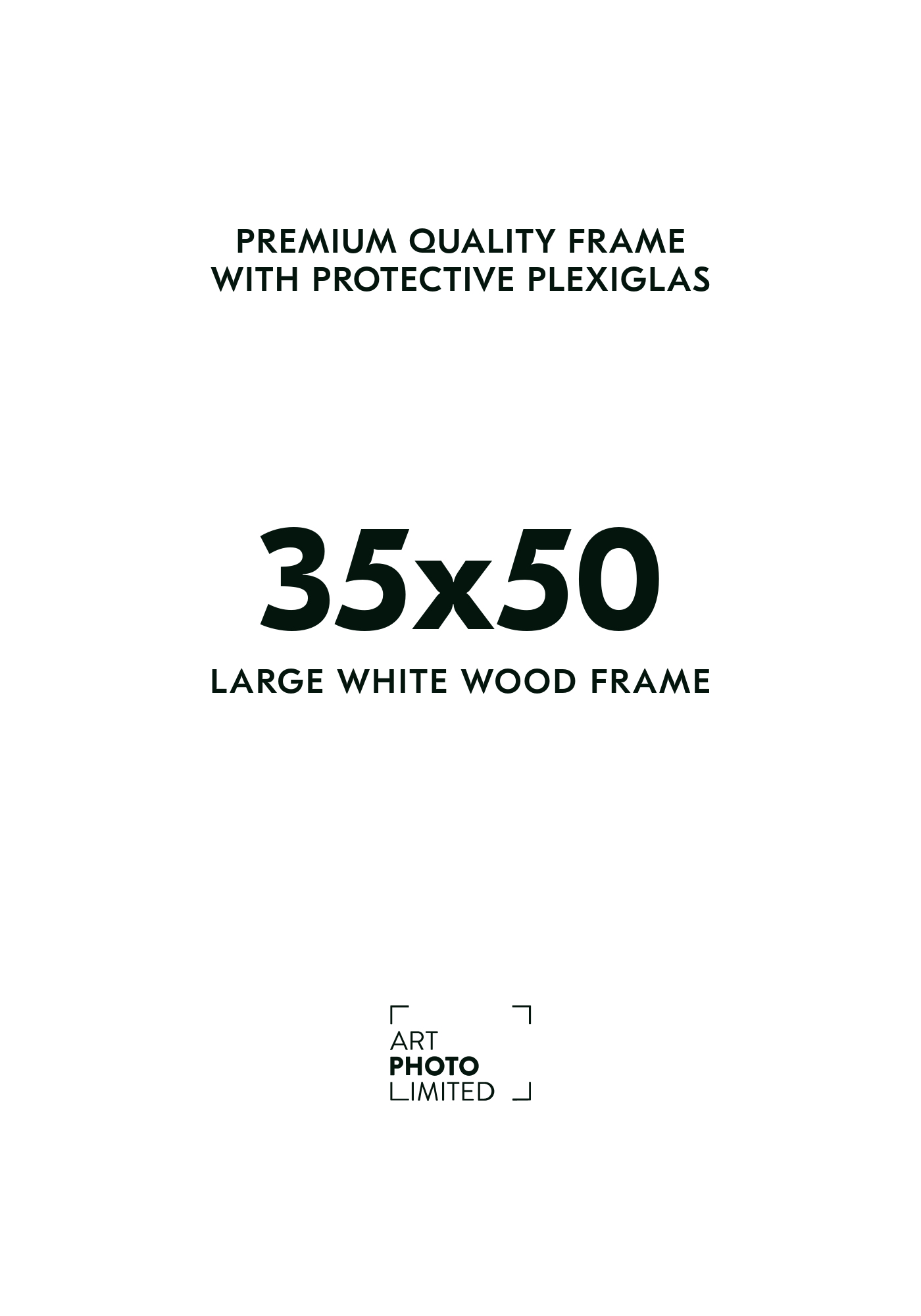 Lot De 3 Cadres Photo En Bois Blanc B&M - Format 5x7 Pouces - Neufs