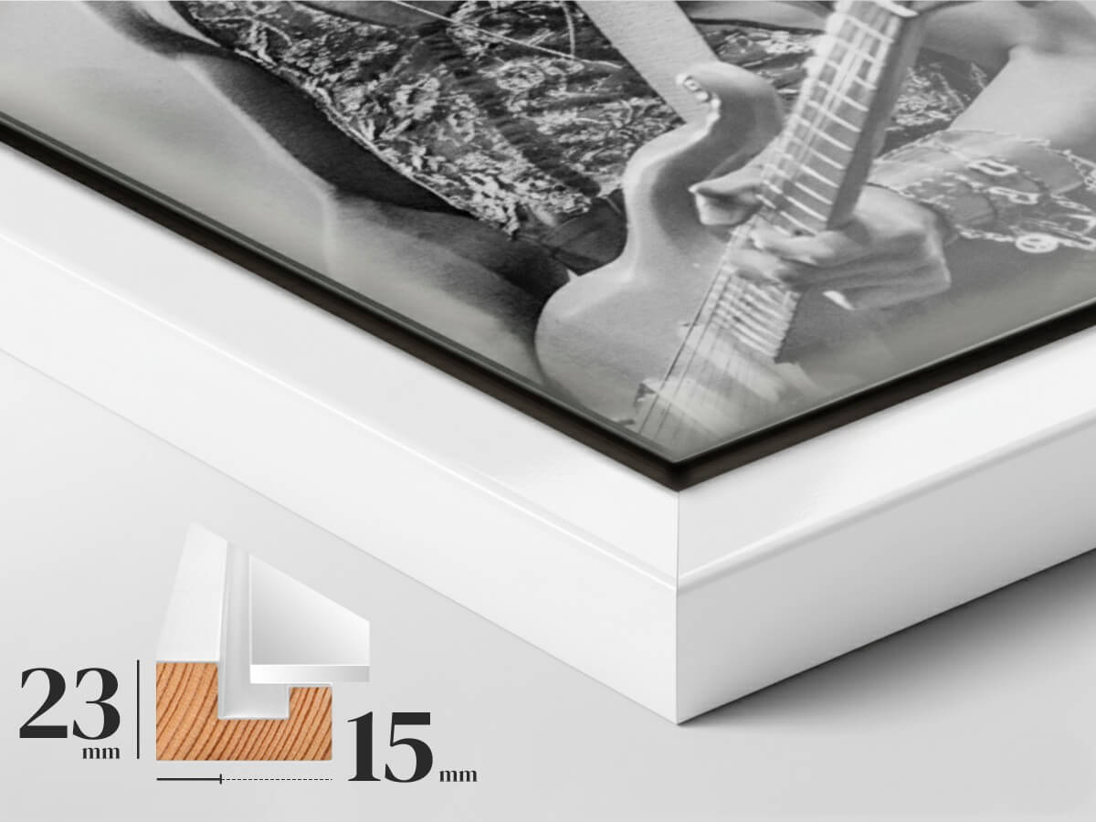 Gerahmtes Alu-Dibond - Tiefe und Eleganz