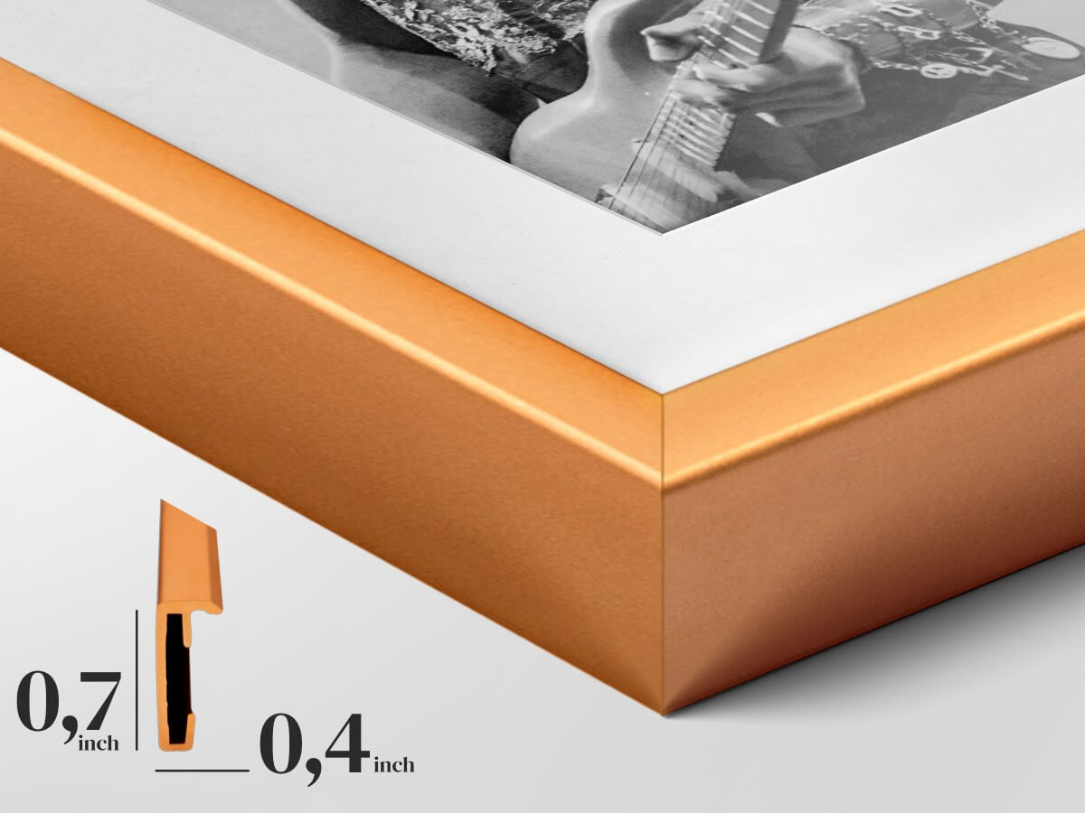 Copper Aluminium Frame - Warm Modernity