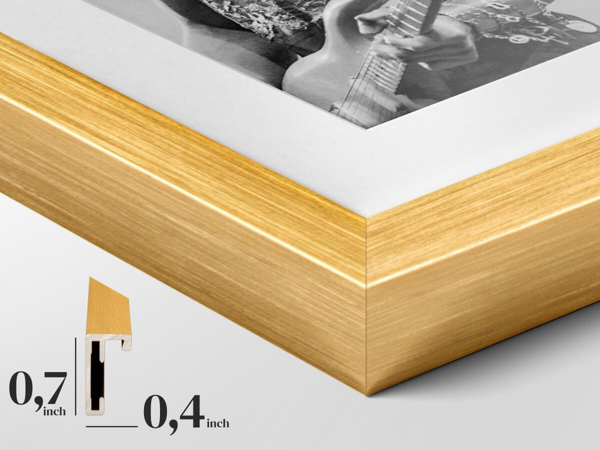 Gold Aluminium Frame - Brilliance and Sophistication