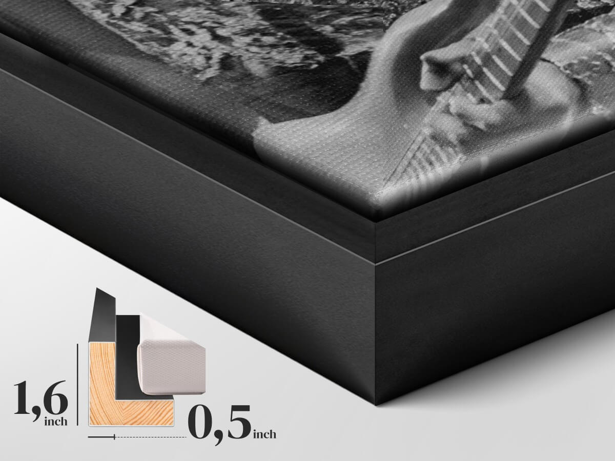 Framed Canvas print - Authenticity and Texture