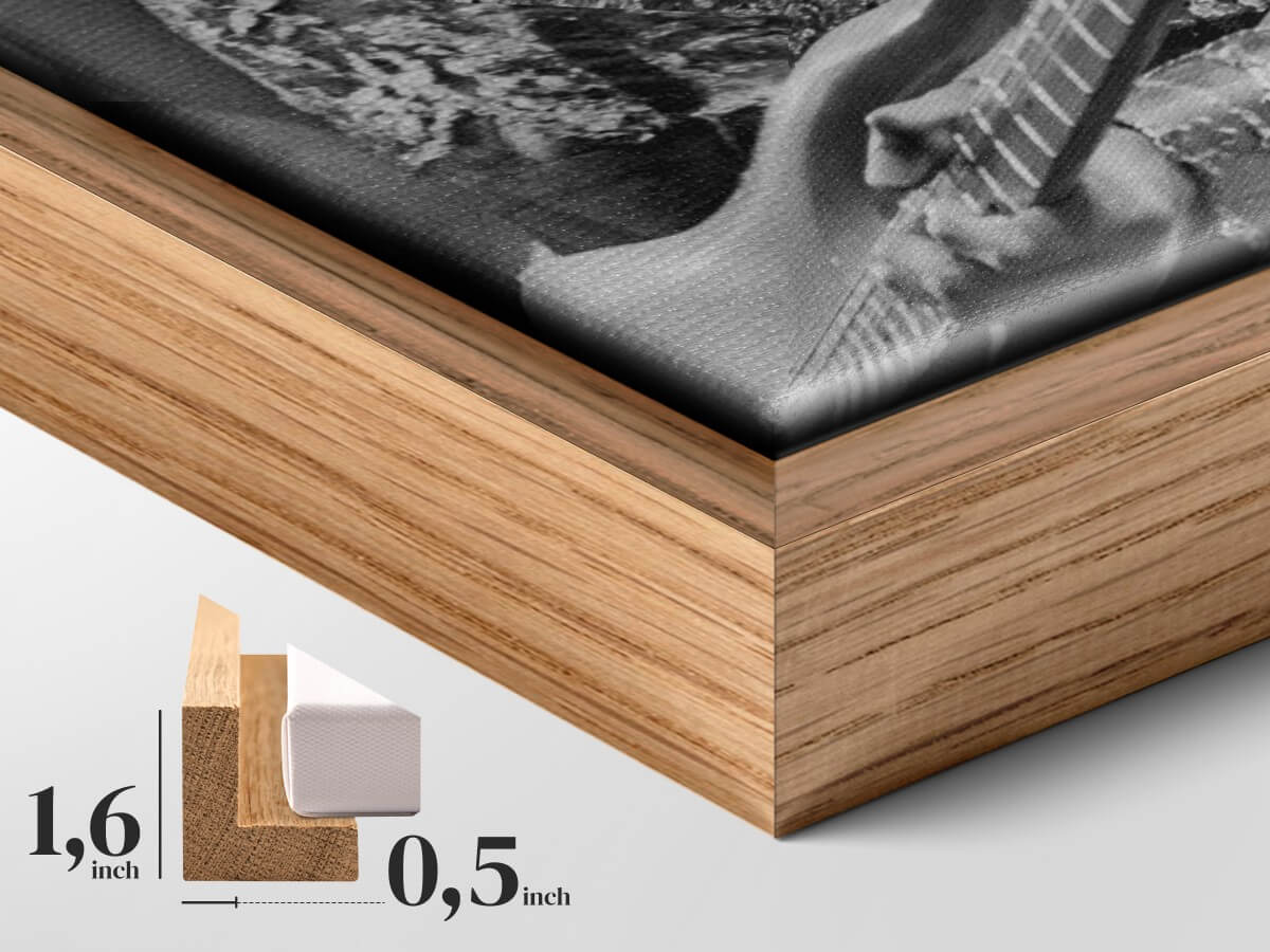 Framed Canvas print - Authenticity and Texture