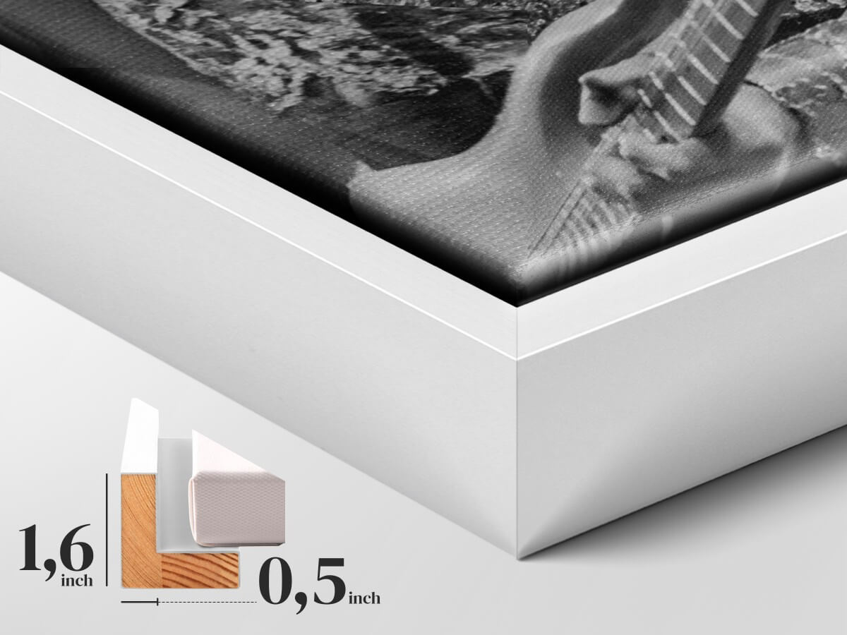 Framed Canvas print - Authenticity and Texture