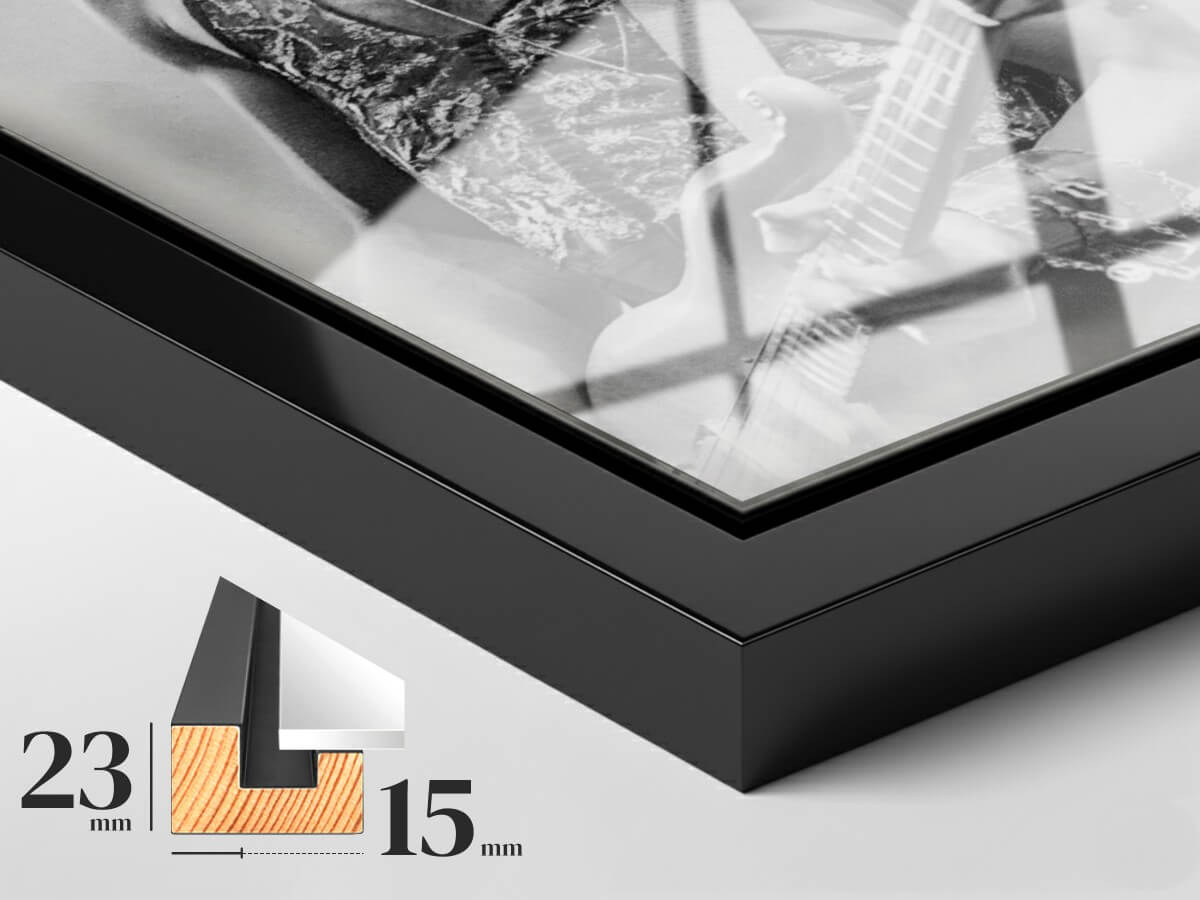 Gerahmtes Acrylglas - Klarheit und Tiefe