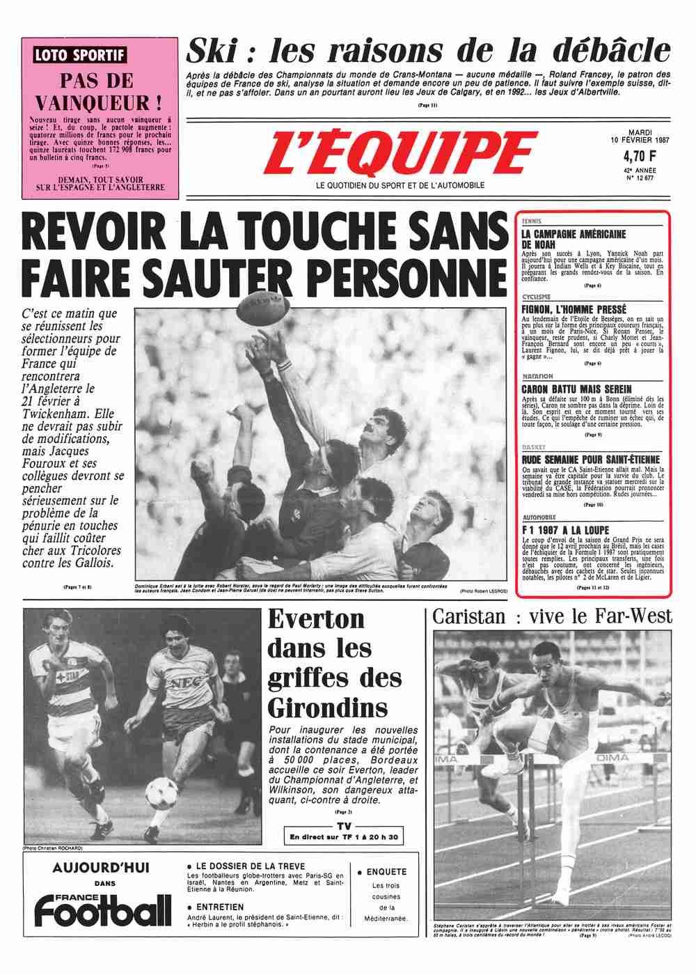 Photo Vintage L'Équipe 1987 - Trophée Lalique Paris Avec Katarina Witt, Origine France
