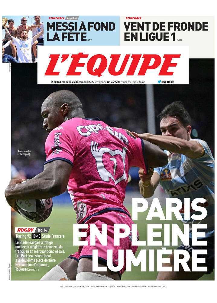 Journal l'équipe 26 juin 1984 - champion d'Europe