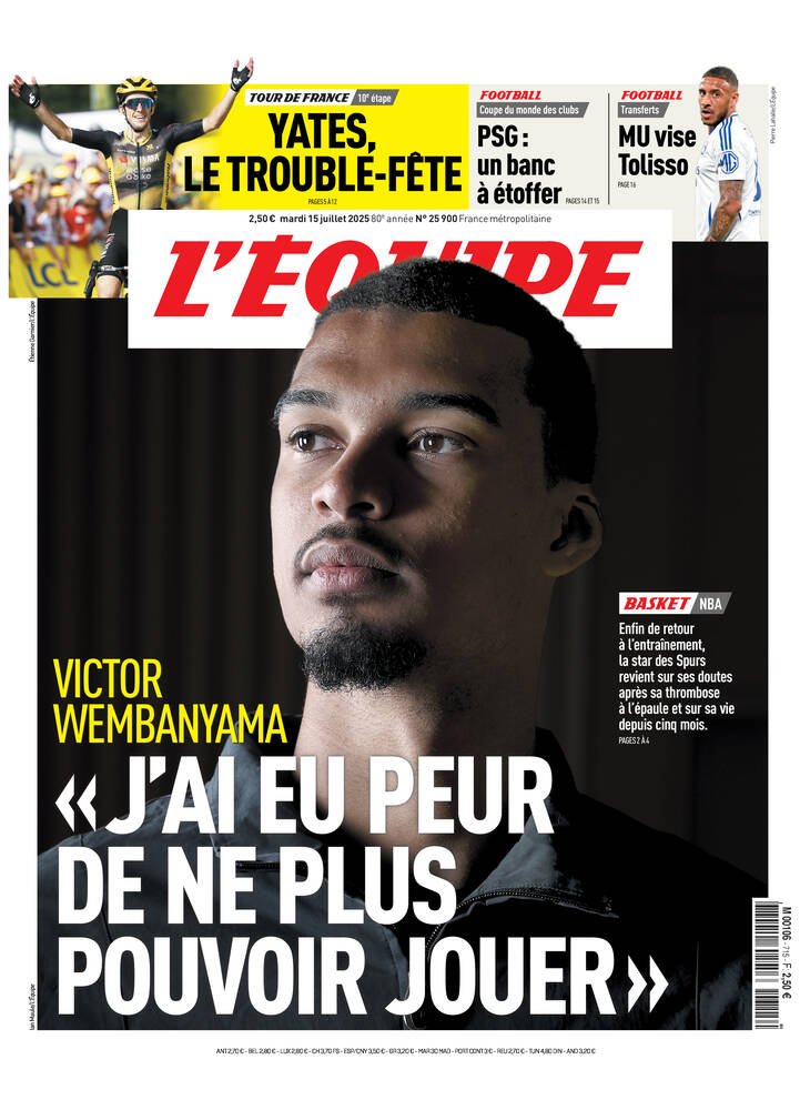 W杯　写真集 L`EQUIPE La coupe du Monde France 2018 FIFA World Cup Champions Front Cover L'Equipe Poster